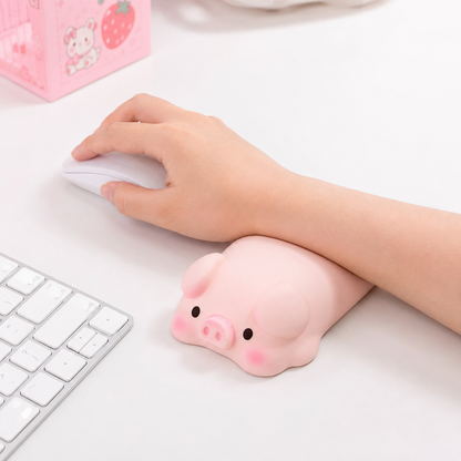 Kawaii Ergonomic Wrist Rest for Mouse & PC – Soft Desk Support