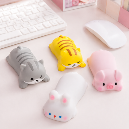 Kawaii Ergonomic Wrist Rest for Mouse & PC – Soft Desk Support