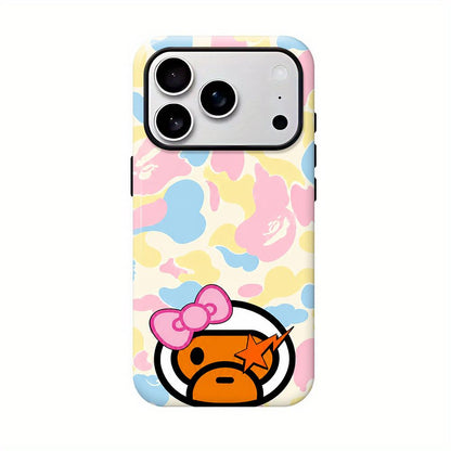 Bape New Color Y2K Streetwear Protective Phone Case for iPhone 12-17 Pro Max